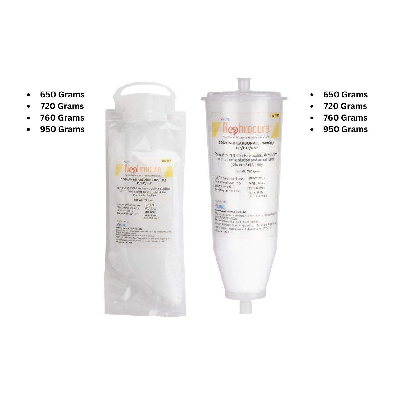 HSIL-Nephrocure Bibag & Bicart Powder