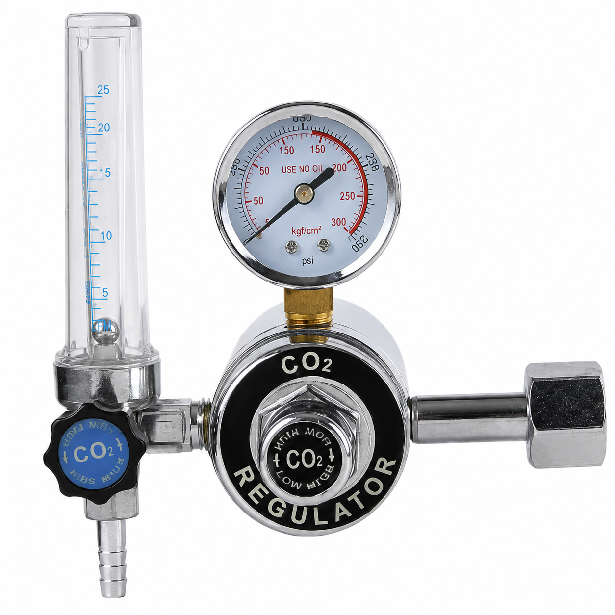 Dual-Stage CO2 Pressure Regulator